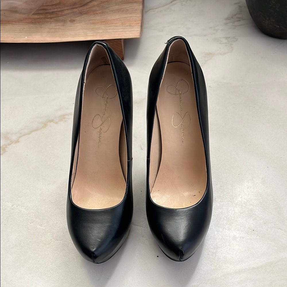 Jessica Simpson Black Heels